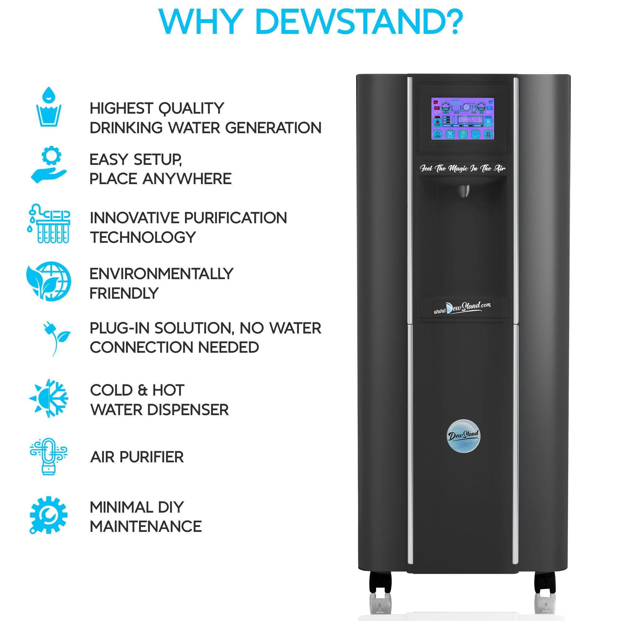 The Dewstand Futuristic Water Cooler – Get This Installed Today